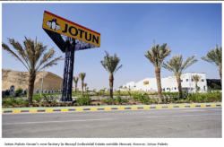 Jotun Paints new facility in the Oman