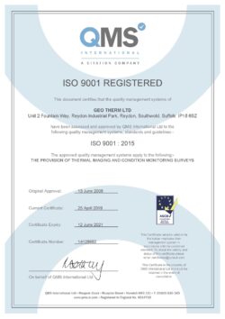 Geo Therm Ltd - ISO 9001 2015 Certificate